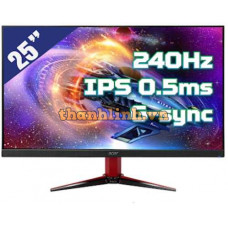 Màn hình LCD ACER 24.5" VG252QX (1920 x 1080/IPS/240Hz/0.5 ms/G-Sync)