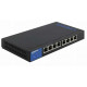 Bộ chuyển mạch Linksys LGS308 Smart 8-Port Business Gigabit Switch