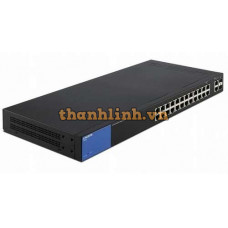 Bộ chuyển mạch Linksys LGS326P Smart 24-Port + 2Sfp Poe+ Business Gigabit Switch