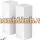 Bộ phát Wifi Linksys Velop Whw0302-Ah Tri-Band Ac4400 Mesh Wifi System Wifi 5 System 2-Pack