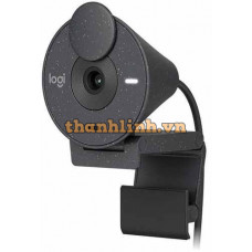 Webcam hội nghị Logitech Brio 300 Đen ( USB C) (960-001437)