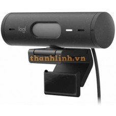 Webcam hội nghị Logitech Brio 500 Đen ( USB C) (960-001423)