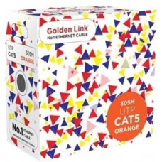 Cáp mạng Golden Link PLATINUM CAT.5E UTP TW1101-1 mẫu mới (305m, Cam)