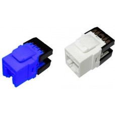 Modular Jack LS Unshieled Cat5e UTP ERD White/Blue (LS-MJ-UC5E-xx-ERD)