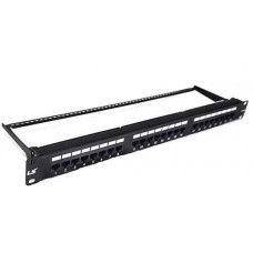 Patch panel 24-port 1U Empty Panel LS CAT.5e (LS-PP-24P-E-LWM)