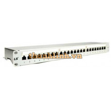 Patch panel 24-port Shielded LS CAT.6 (LS-PP-SC6-24P)