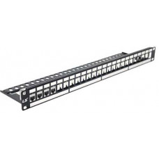 Patch panel 24-port Shielded LS CAT6 (LS-PP-SC6-24P-F-ECO)