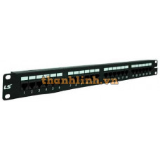 Patch panel 24-port Unshielded LS CAT.5e (LS-PP-UC5E-24P-F-ECO)