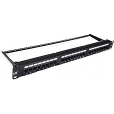 Patch Panel 24-Port Unshielded LS CAT5e (LS-PP-UC5E-24P-WM-EC)