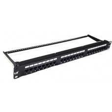 Patch panel 24-port Unshielded LS CAT6 (LS-PP-UC6-24P-F-ECO)