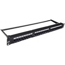 24-Port Unshielded Patch Panel LS CAT6 (LS-PP-UC6-24P-WM-EC)