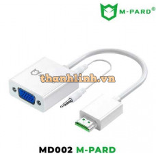 Cáp HDMI -> VGA 1920x1080@60Hz + Audio Dài 20CM M-PARD MD002