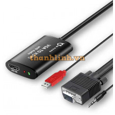 Dây cáp chuyển VGA + AUDIO + USB RA HDMI MD008 M-PARD