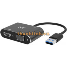 Cáp Chia USB 3.0 -> VGA + HDMI + AUDIO MD019 M-PARD