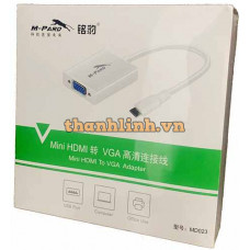 Cáp MINI HDMI -> VGA M-PARD (MD023)