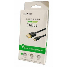 Cáp USB 2.0 -> MICRO USB 2.1A 1.2M M-PARD (MD057)
