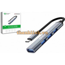 HUB TYPE-C ra 4 cổng USB MD076 M-PARD