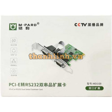 Card PCI-E Sang Cổng RS232 Kép M-PARD MD169