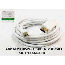 Cáp Mini Displayport K -> HDMI K 3M MH017 M-PARD