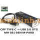 Cáp TYPE-C USB 3.0 OTG MH031 ĐEN M-PARD