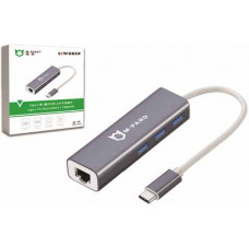 BỘ HUB TYPE-C ra LAN VÀ USB MH051 M-PARD