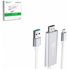 Cáp chuyển TYPE-C ra HDMI + USB M-PARD (MH 081) 1M8