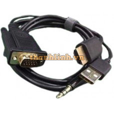 Dây cáp VGA -> HDMI + USB AUDIO 1.8M MH083 M-PARD