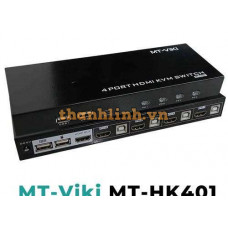 Bộ chuyển Mạch KVM HDMI USB 4P MT-Viki MT-HK401