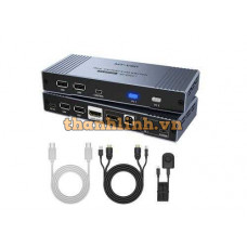 Bộ chuyển Mạch KVM HDMI + Type-C MT-VIKI MT-KHC2