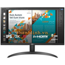 Màn hình đồ họa LG 24QP500-B (23.8Inch/ 2K (2560x1440)/ 5ms/ 75HZ/ 300 cd/m2/ IPS)