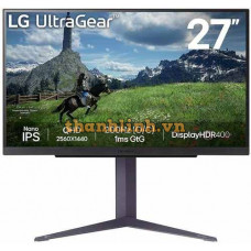 Màn hình LG UltraGear 27 Inch Nano IPS 2K 200Hz 27GS85Q-B.ATV