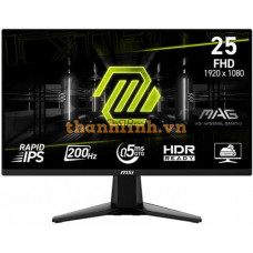 Màn hình MSI MAG 255F E20 (24.5 inch/Rapid IPS/200Hz/0.5ms)