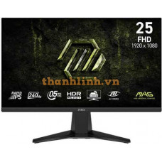 Màn hình gaming MSI MAG 255F X24 (24.5Inch/ Full HD/ 0,5ms/ 240Hz/ 300cd/m2/ IPS)