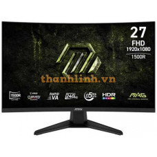 Màn hình gaming cong MSI MAG 275CF X24 (27Inch/ Full HD/ 0,5ms/ 240Hz/ 300cd/m2/ VA)