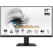 Màn hình MSI PRO MP273 (27.0Inch/ Full HD/ 75HZ/ 250cd/m2/ IPS/ Tích hợp Loa)