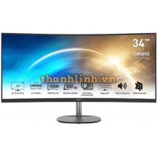 Màn hình cong MSI PRO MP341CQ (34Inch/ UWQHD (3440x1440)/ 1ms/ 100HZ/ 300cd/m2/ VA)