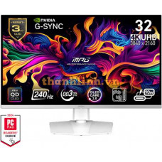 Màn hình MSI MPG 321URXW QD-OLED (31.5 inch/UHD/QD OLED/240Hz/0.03ms/USB-C 90W)