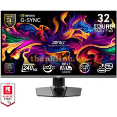 Màn hình MSI MPG 322URX QD-OLED (31.5 inch/UHD/QD OLED/240Hz/0.03ms/USB-C 98W)