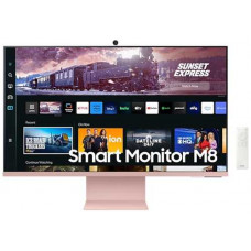 Màn hình thông minh Samsung M8 LS32CM80PUEXXV Hồng (31.5Inch/ 4K (3840 x 2400)/ 4ms/ 60HZ/ 400cd/m2/ VA/ Loa/ Bluetooth/ USB-C /Wifi AC)