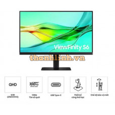 Màn hình đồ họa Samsung ViewFinity LS32D604UAEXXV (32Inch/ QHD (2560x1440)/ 5ms/ 100HZ/ 350cd/m2/ IPS)