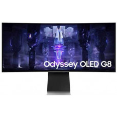 Màn hình cong Samsung Odyssey G8 LS34BG850SEXXV (WQHD (3440x1440)/ 34Inch/ 0,03ms/ 175Hz/ 250cd/m2/ OLED/ Loa/ OLed)