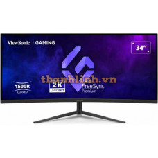 Màn hình ViewSonic VX3418C-2K (34 inch/UWQHD/VA/180Hz/1ms/loa/cong)