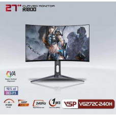 Màn hình Gaming VSP VG272C-240H | 27 inch, Full HD, VA, 240Hz, 1ms, cong