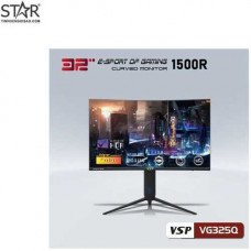 Màn Hình Gaming VSP VG325Q (31.5 inch, 2K, VA, 165Hz, 4ms, 400nits, HDMI+DP, Cong)