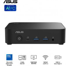 PC Asus NUC14MNK 90AR00M2-M000D0 N355/ 1XDDR5-4800/ 1X M.222X80/2242 PCIE GEN3X4 /1X LAN/NO-OS