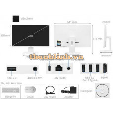 PC AIO Asus V440VAK (V440VAK-WPC163W) 23.8 inch FHD/ Core i3-1315U/ 8GB/ 512GB/ Intel UHD/ Win 11 Home/ 24 tháng