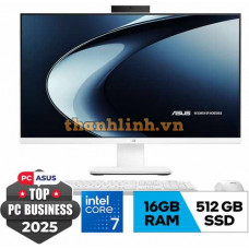 Máy tính để bàn All in one Asus V470VAK-WPE077W (Intel Core i7 13620H | 16GB | 512GB | Intel Graphic | 27 inch FHD | CAM/MIC | WF6E/BT/WL | KB&M | W11H | 2Y-OSS)