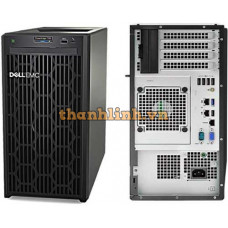 MÁY TÍNH CHỦ DELL POWEREDGE T150 SERVER E-2314/ NO RAM/ NO HDD/EMBEDDED SATA / IDRAC9 BASIC/ BC5720DP 1GBE LOM/ DVDRW/ CABLED PSU 300W/ NO OS/ 4 YRS PRO