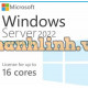 Windows Server 2022 Standard - 16 Core License Pack 9EM-00652
