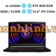 Laptop gaming MSI Thin GF63 12VE - 454VN (i5-12450H/RAM 16GB/GeForce RTX 4050/512GB SSD/ Windows 11)